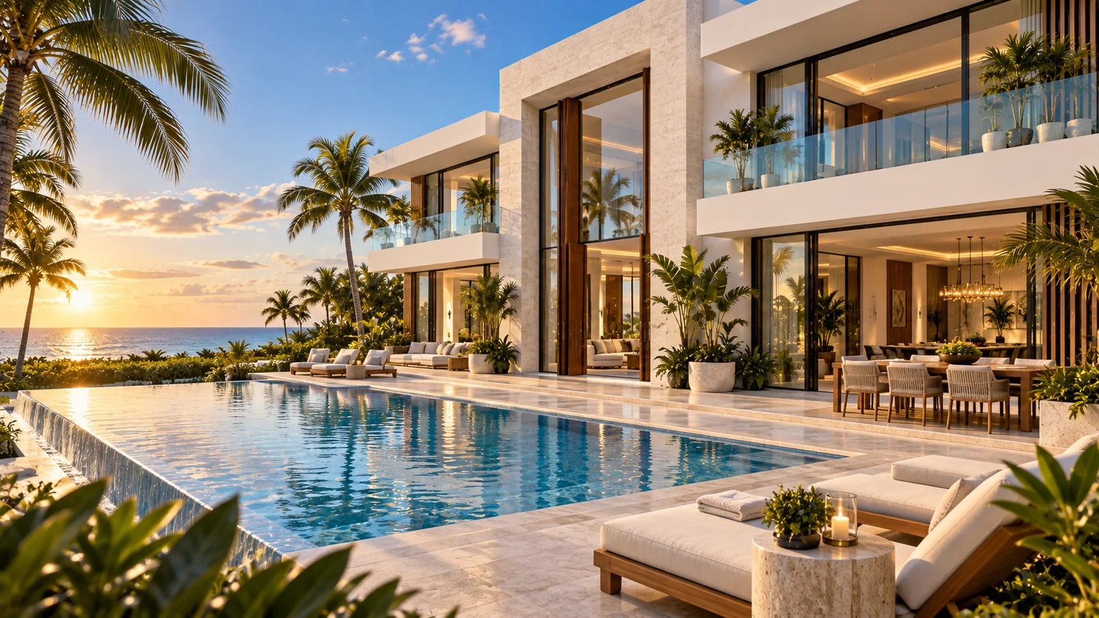 The Atlantic Residence — Terrace; illustrative view